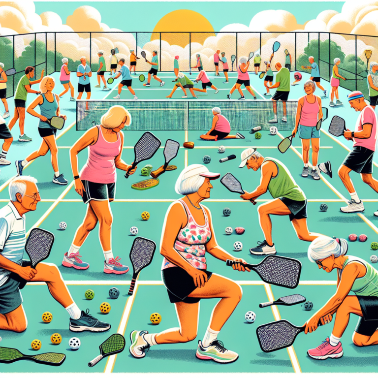 Pre-Play Warm Up Routines for Senior Pickleball Players