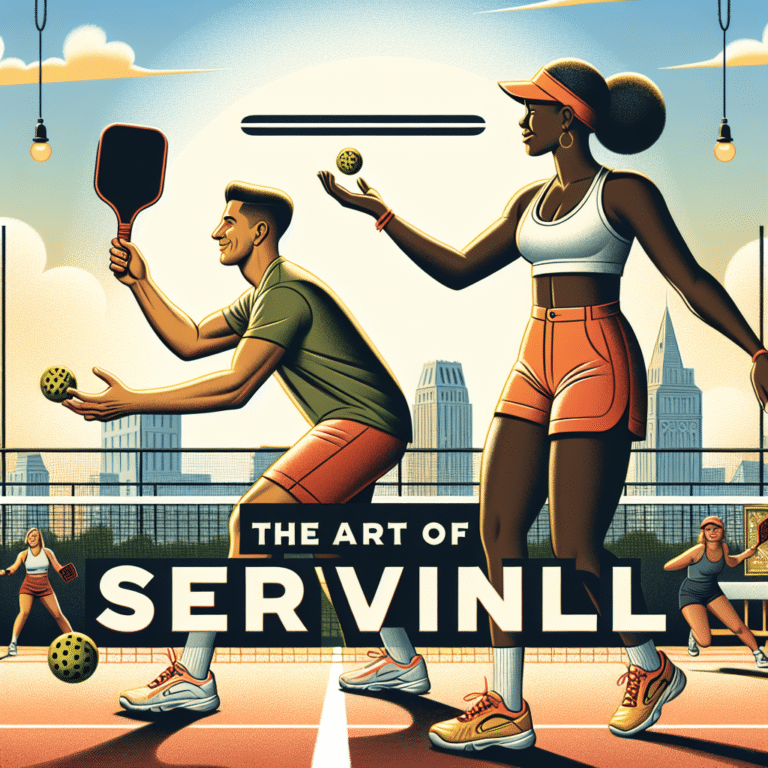 The Art of Serving in Pickleball