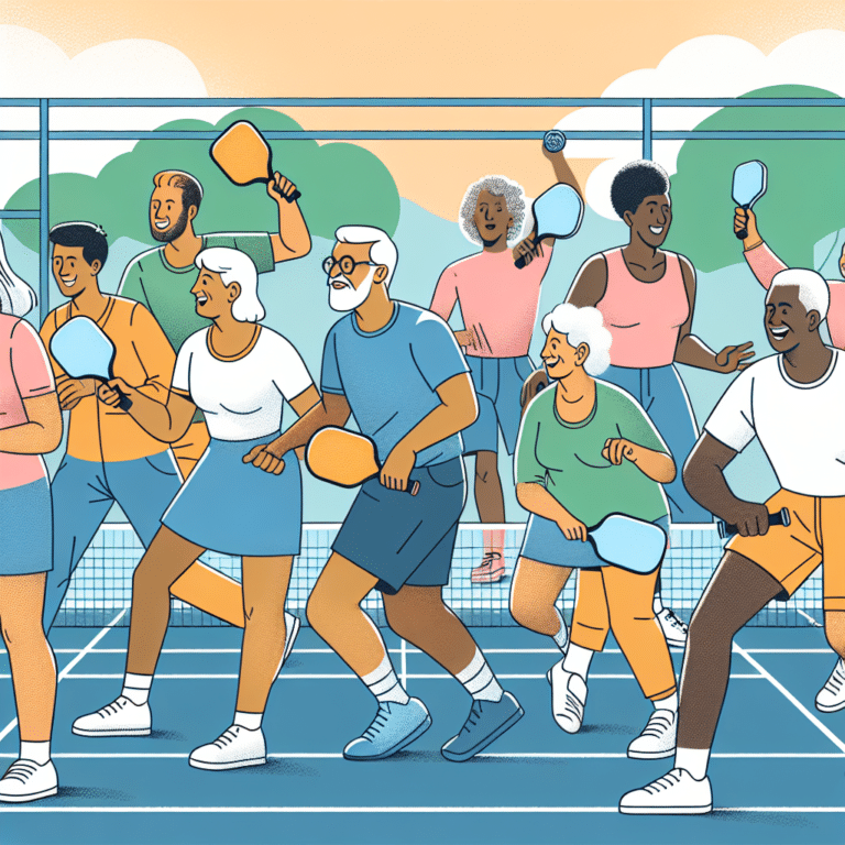 The Impact of Pickleball on Heart Health in Seniors