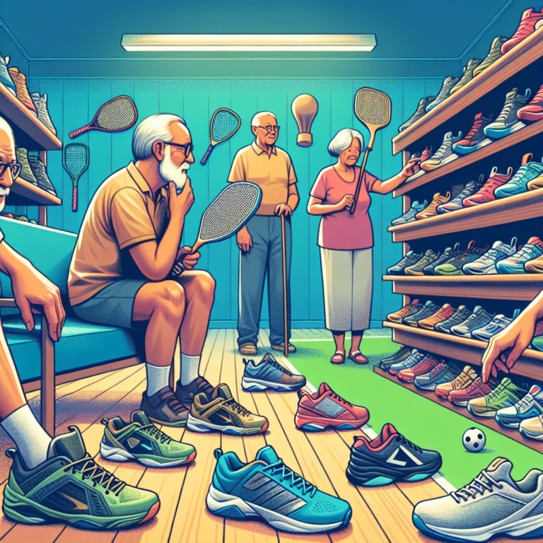  "Choosing Pickleball Shoes for Elderly Players: A Complete Guide