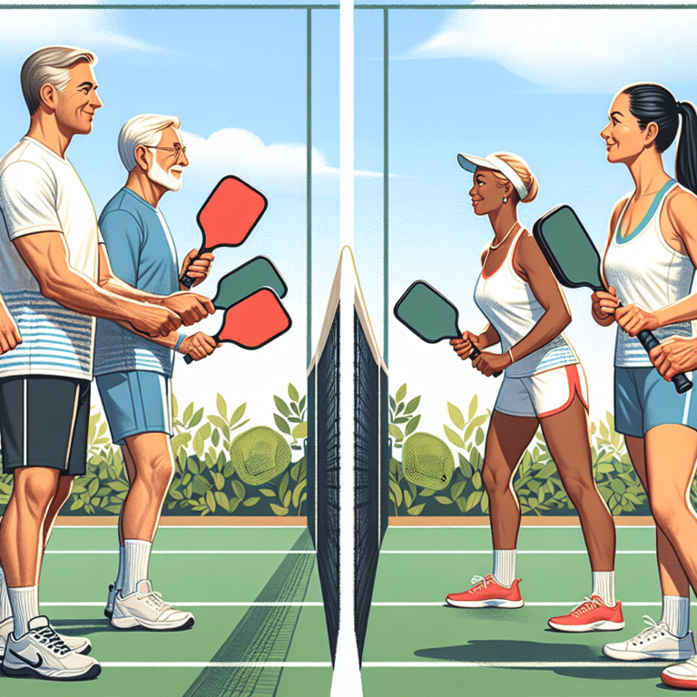 Senior Pickleball Doubles Strategy