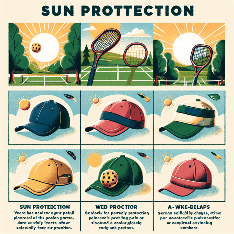 "Sun Protection Tips and Best Pickleball Hats for Senior Players