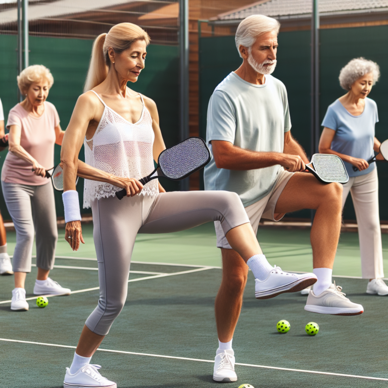 Keeping Balance: Important Pickleball Drills for Seniors