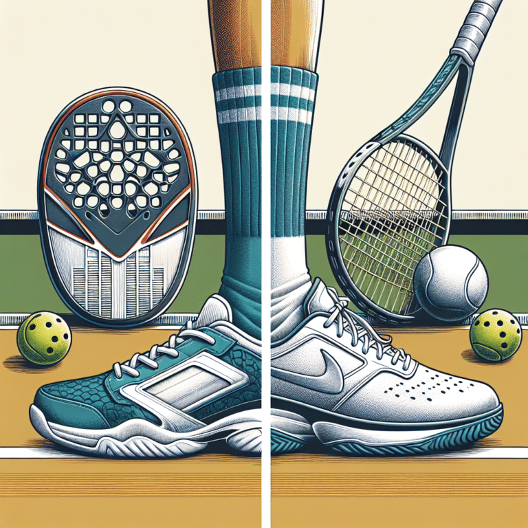"Analyzing Pickleball Court Shoes vs Tennis Shoes for Seniors