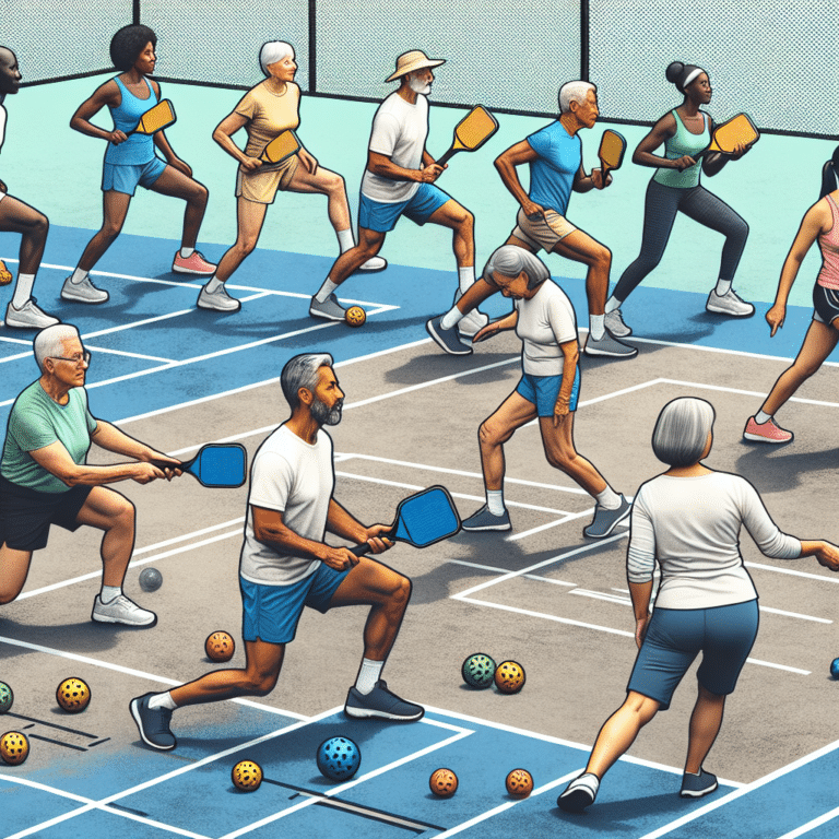 Pickleball Footwork Exercises for Seniors