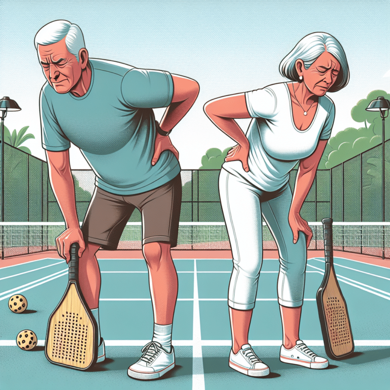 Dealing with Back Pain in Senior Pickleball Players