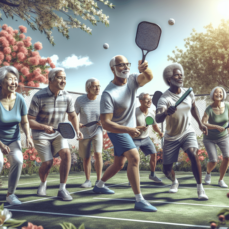 Using Pickleball for Weight Loss in Seniors