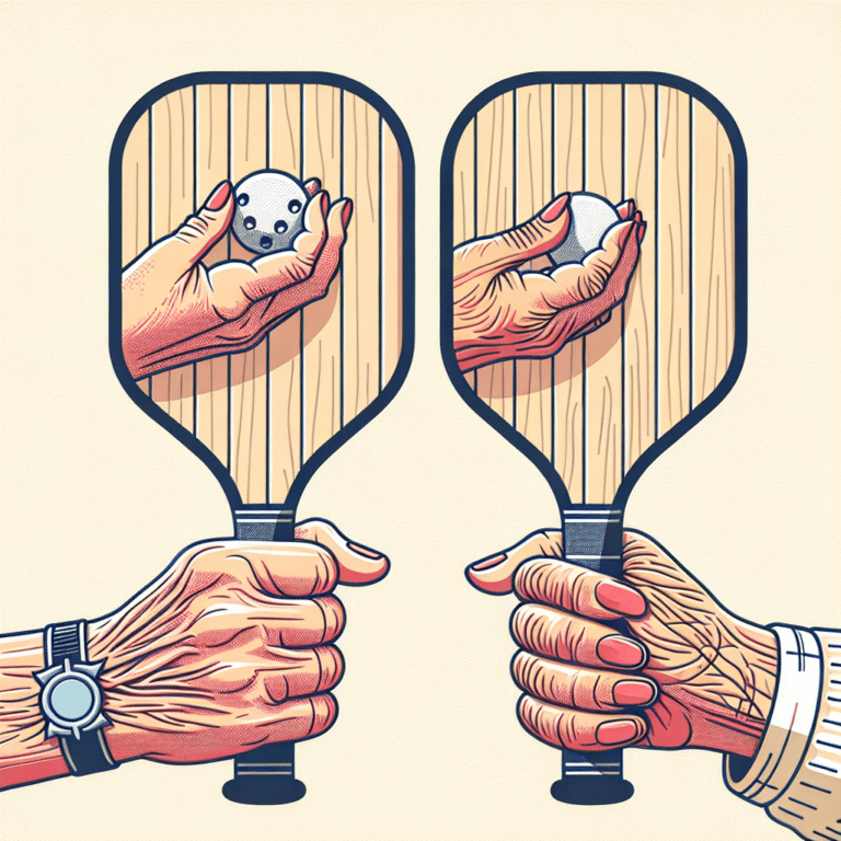  "Understanding the Perfect Grip Size for Elderly Pickleball Players