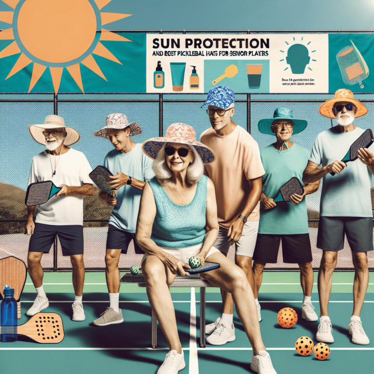 "Sun Protection Tips and Best Pickleball Hats for Senior Players