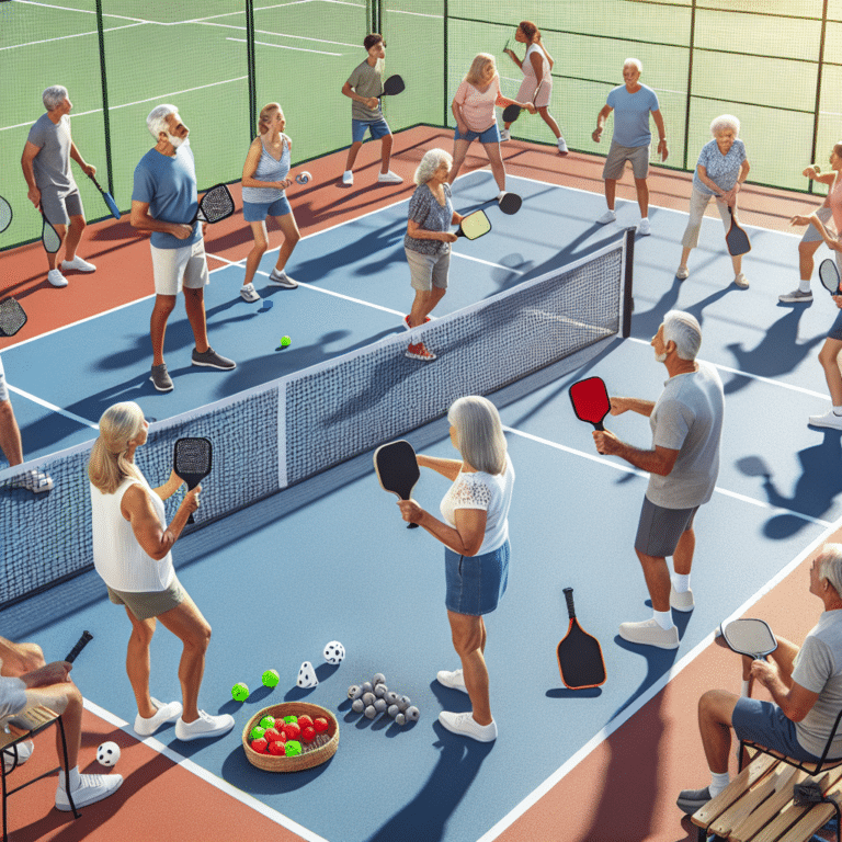 Mastering Net-Play: Pickleball Drills for Seniors