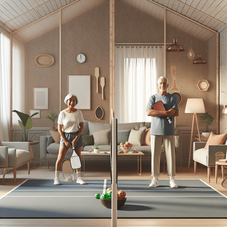 Home-Based Pickleball Practice for Seniors