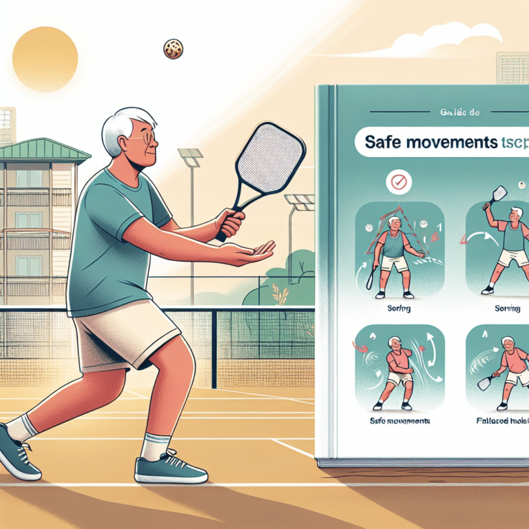Safe Movements in Pickleball: A Guide for Seniors